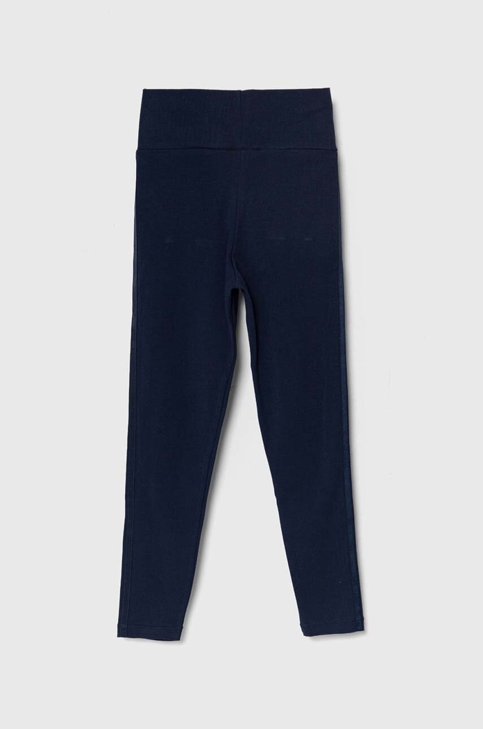 Dziewczynka adidas Originals legginsy dziecięce LEGGINGS IZ4550 granatowy