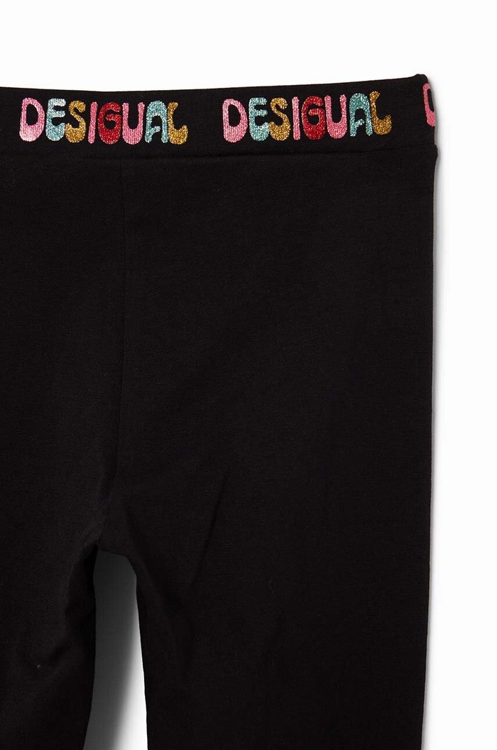 Desigual legginsy dziecięce DAISY czarny 24WGKK03