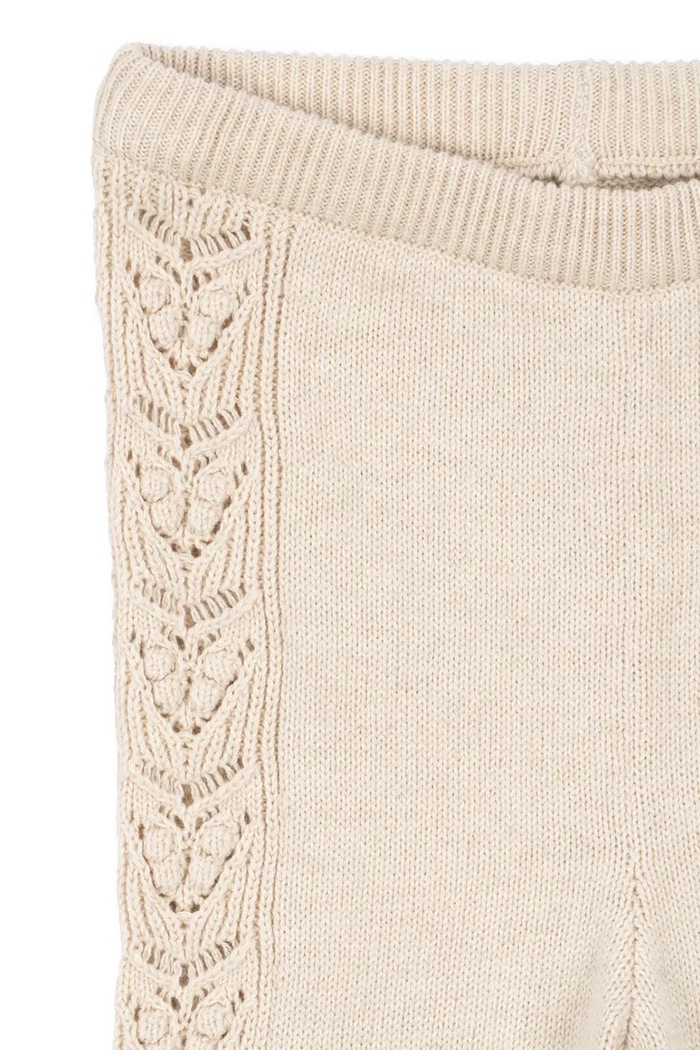Djevojčice Dječje tajice Konges Sløjd CABBY KNIT PANTS KS101447 bež