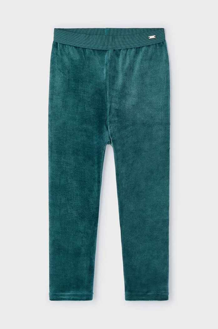 Mayoral legginsy dziecięce z elastanem turkusowy 712.6H.Mini.9BYH