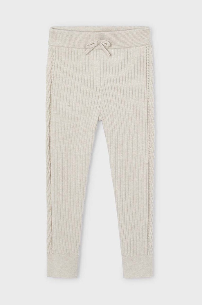 Mayoral legginsy dziecięce 10812.6E.Mini.9BYH beżowy AW24