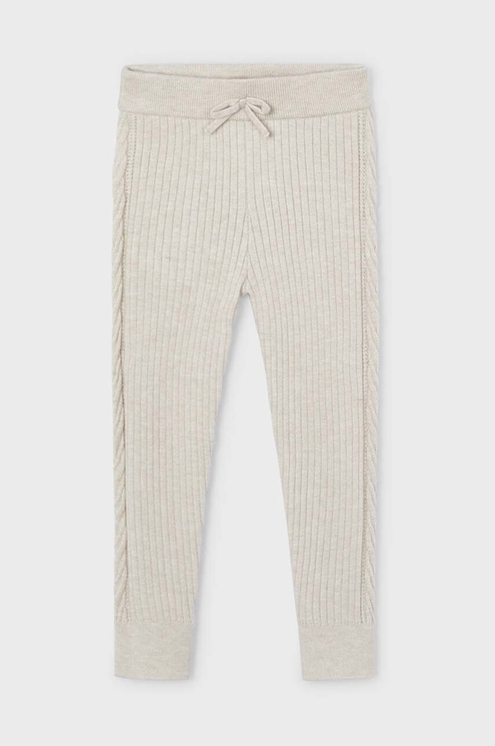 Mayoral legginsy dziecięce 10812.6E.Mini.9BYH beżowy AW24