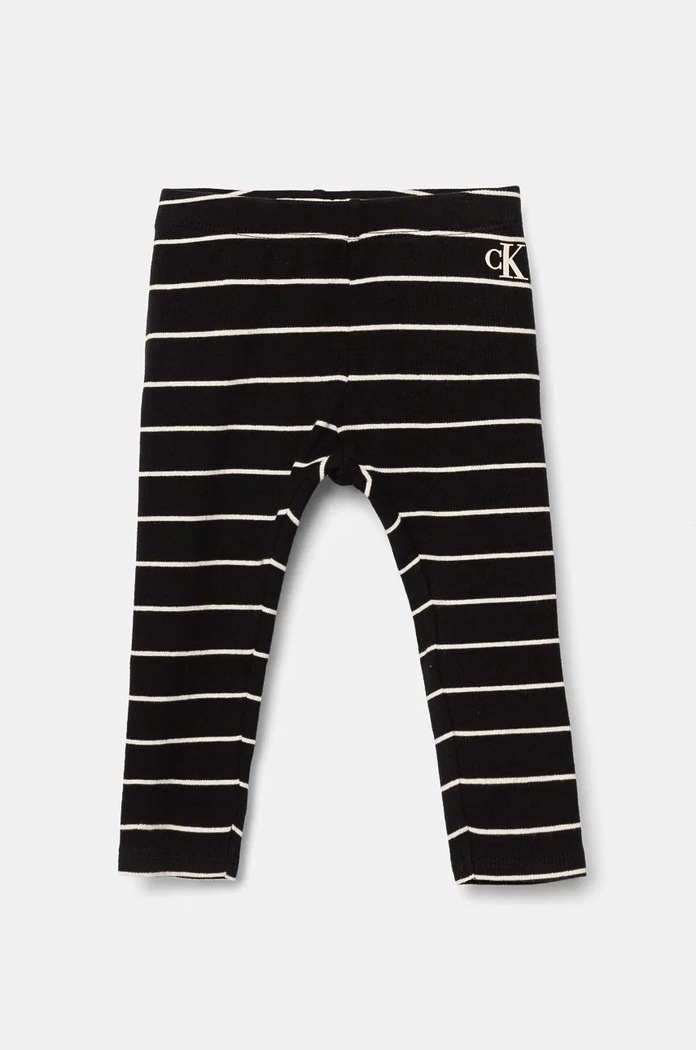 Бебешки клин Calvin Klein Jeans еластичен черен IN0IN00221.9BYH