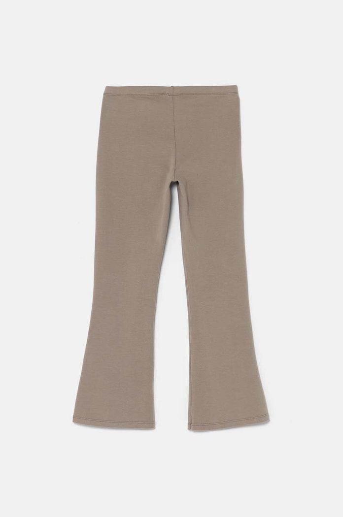 United Colors of Benetton legginsy dziecięce 3DKECF037.G.Seaso.9BYH brązowy AW24