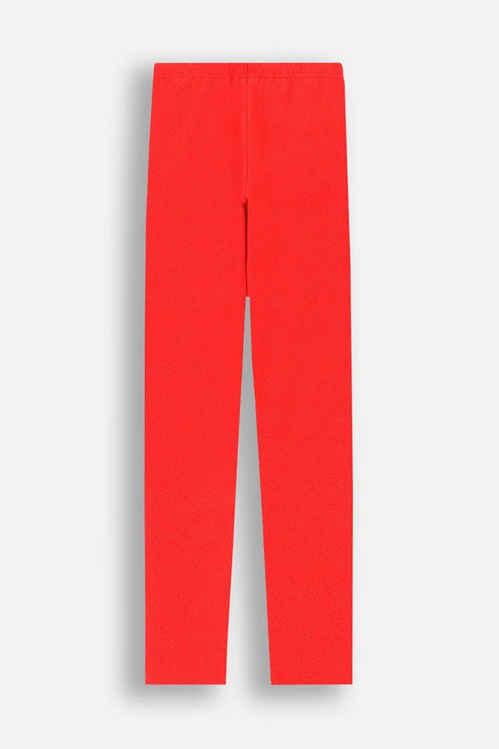 Dětské legíny Coccodrillo ZC4122102MER červená AW24