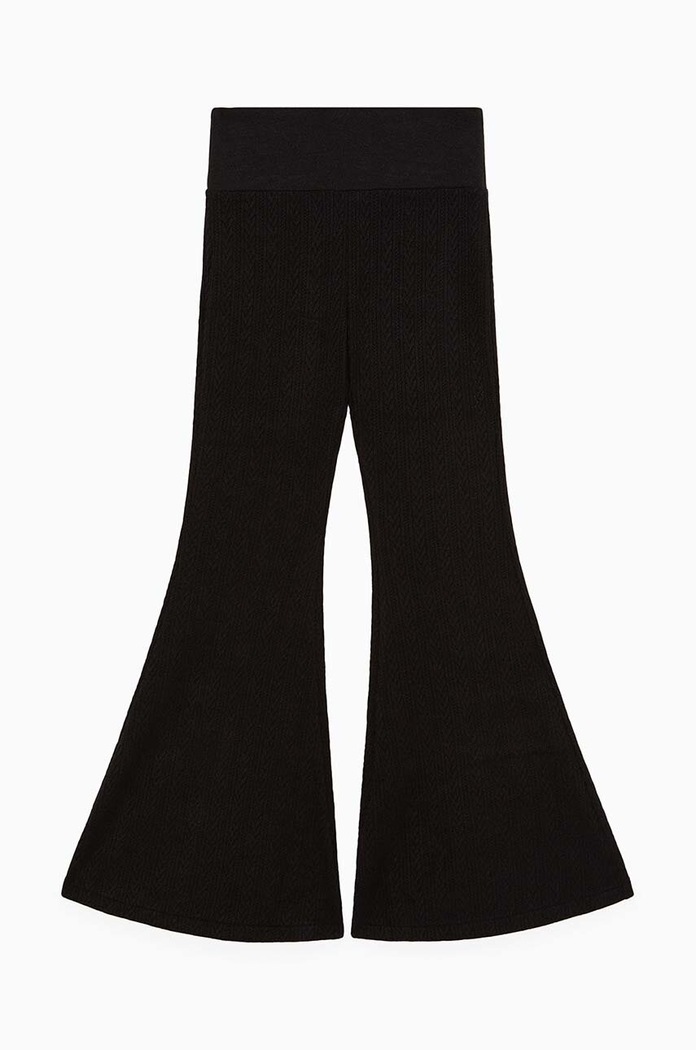 Patrizia Pepe legginsy dziecięce K230 z elastanem czarny 7P0361