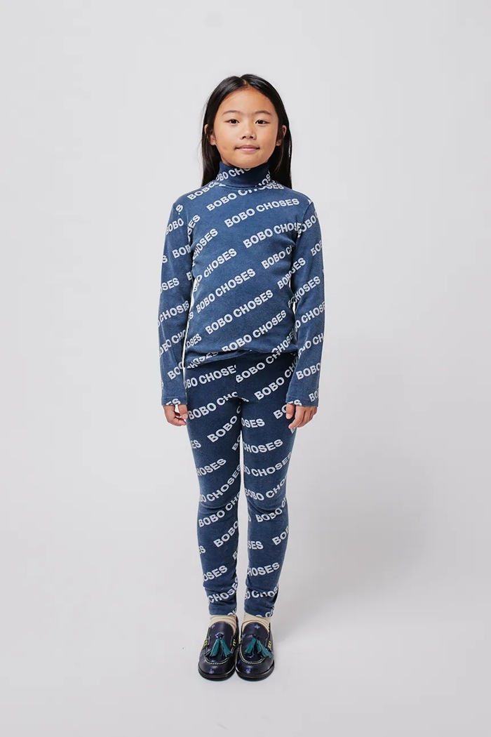 DÍVKA Dětské legíny Bobo Choses 224TC007 modrá