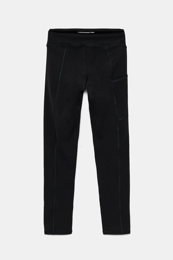 Abercrombie & Fitch gyerek legging KI247.4055 fekete AW24
