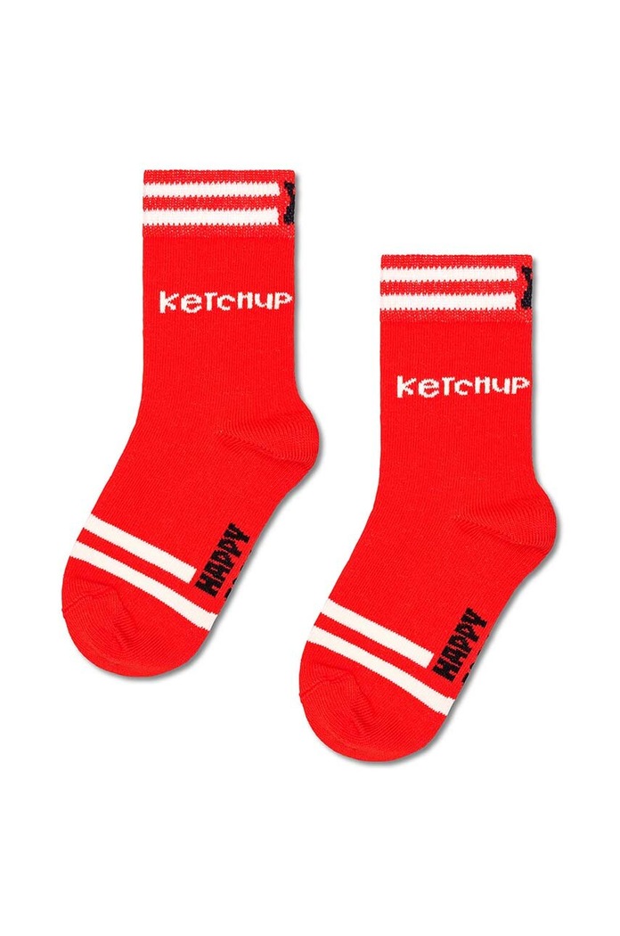Deklice Otroške nogavice Happy Socks Kids 2-Pack Ketchup Socks P001468 pisana