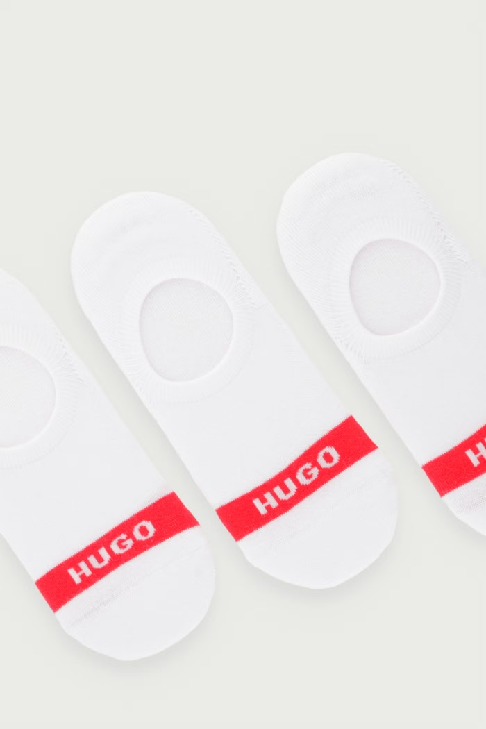 HUGO Чорапи HUGO (3 чифта) 3P LC PLUSH TAPE CC 50514916 бял SS26