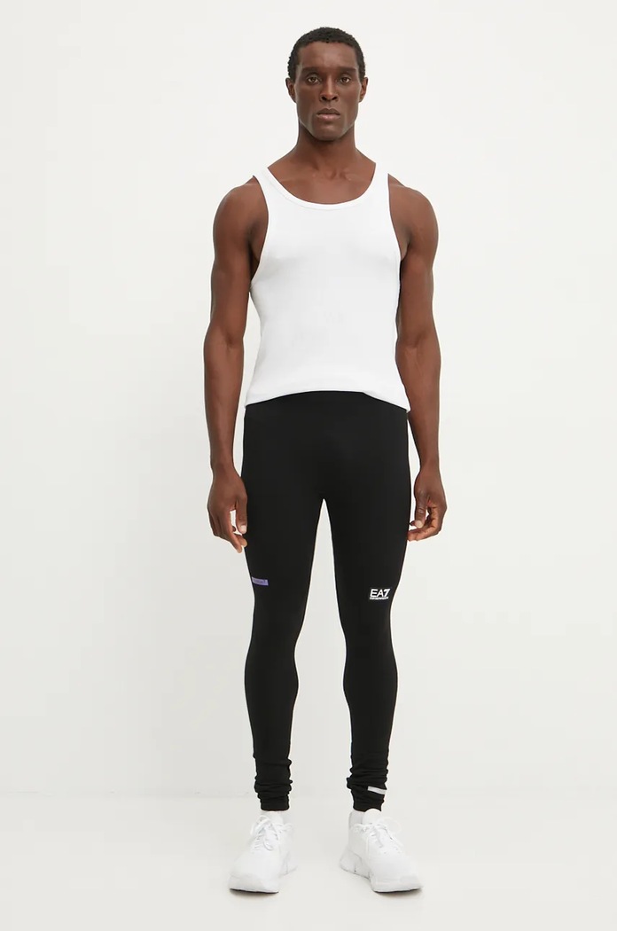 EA7 Emporio Armani legginsy treningowe PJOBZ.6DPP94.1200 czarny AW24