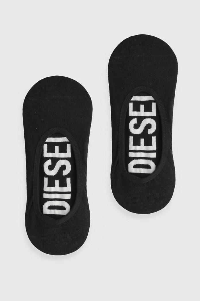 Κάλτσες Diesel SKM-HIDEPAT-TWOPACK SOCKS 2PACK 2-pack κοντές κάλτσες μαύρο 00S0MG.0IQAS