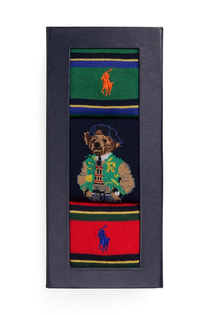 Polo Ralph Lauren socks 3-pack 449958860 gray AW24