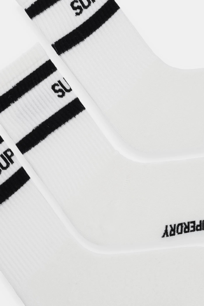 Superdry zokni 3 pár M3110462A.C7K fehér AW24