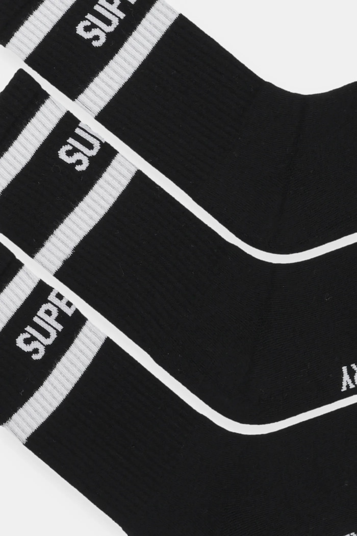 Ponožky Superdry 3-pak M3110462A.CUJ čierna AW24