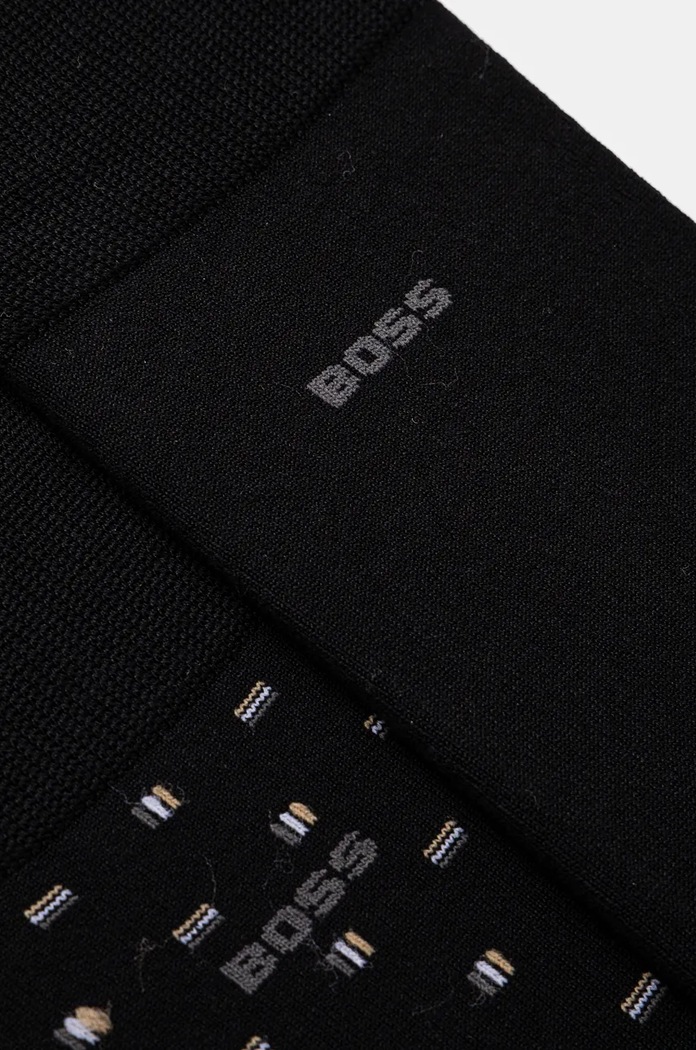 Κάλτσες BOSS 2-pack Bashinah 50524282 μαύρο SS26