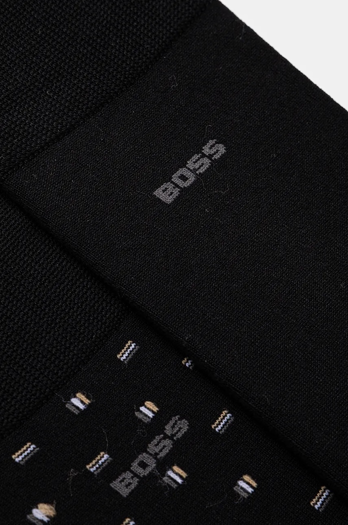 Κάλτσες BOSS 2-pack Bashinah 50524282 μαύρο SS26