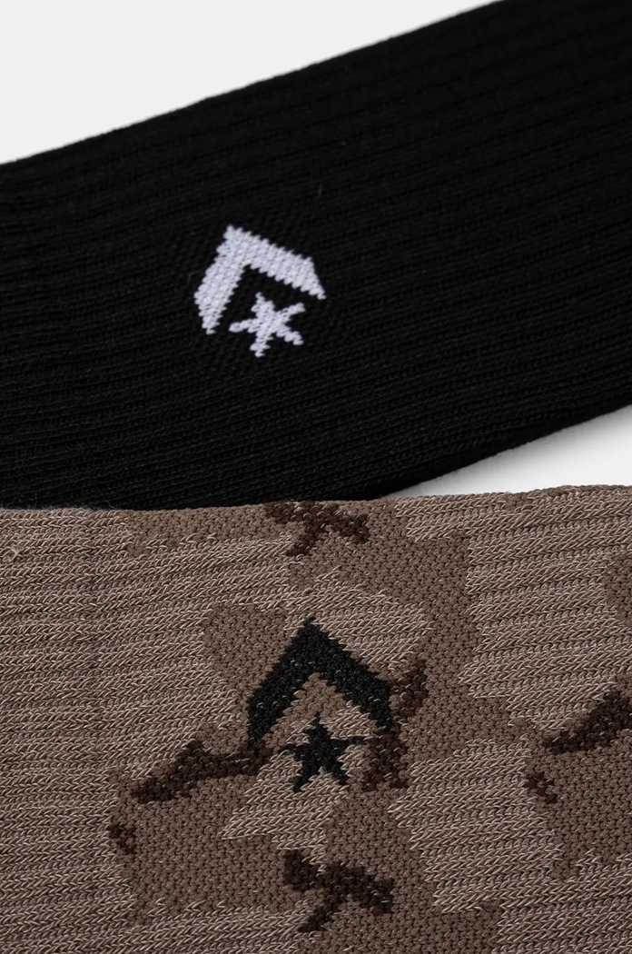 Ponožky Converse 2-pak E1303B.2010 čierna AW24