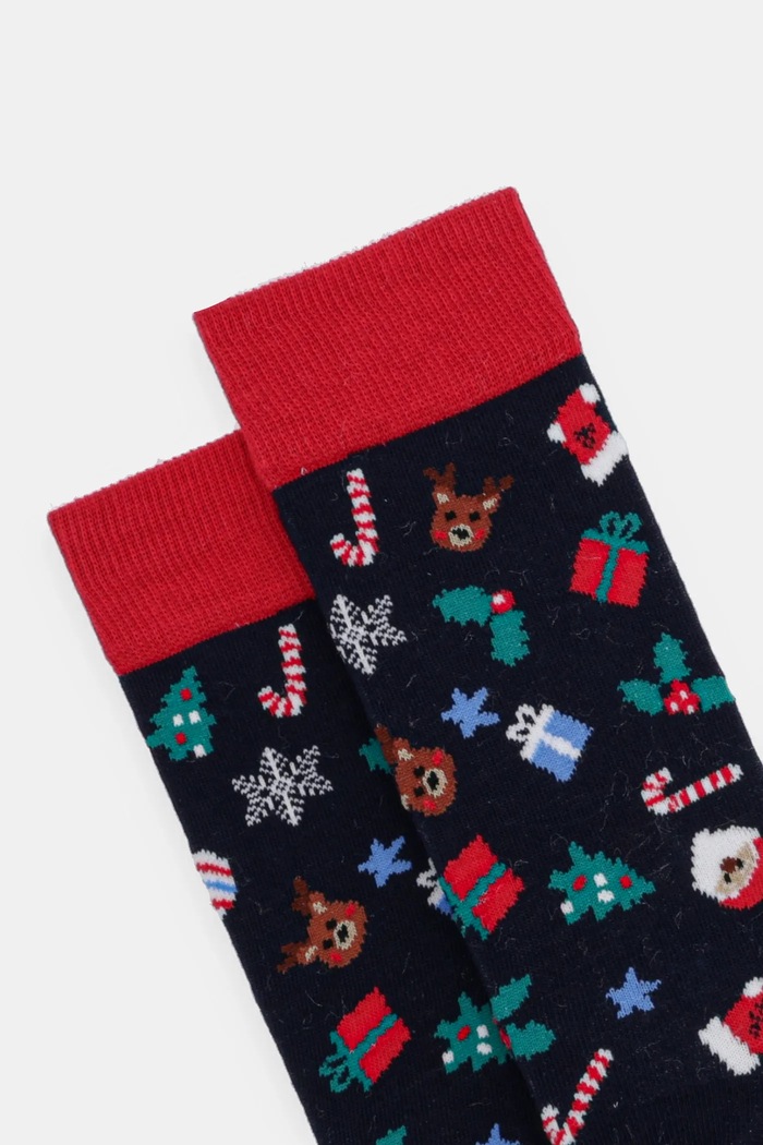 Ponožky United Colors of Benetton Giftbox 6AO32702R námořnická modř AW24