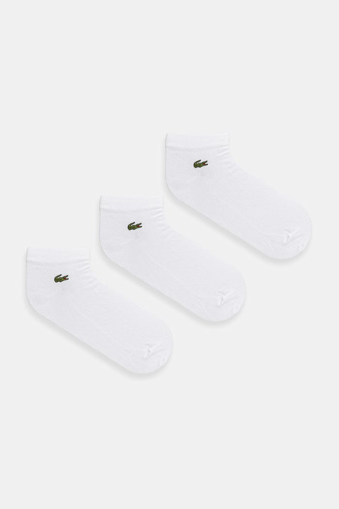 Lacoste skarpetki 3-pack skarpetki krótkie biały RA2917