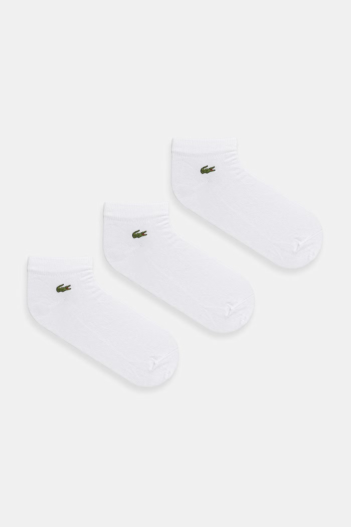 Lacoste skarpetki 3-pack skarpetki krótkie biały RA2917