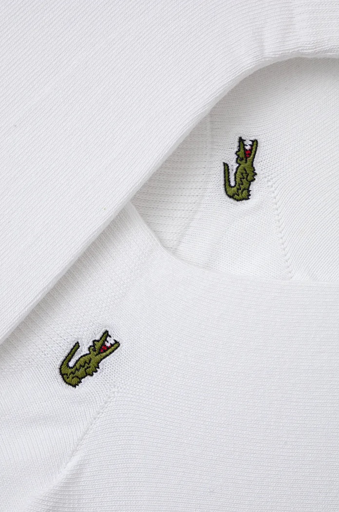 Nogavice Lacoste 3-pack RA2917 bela SS26