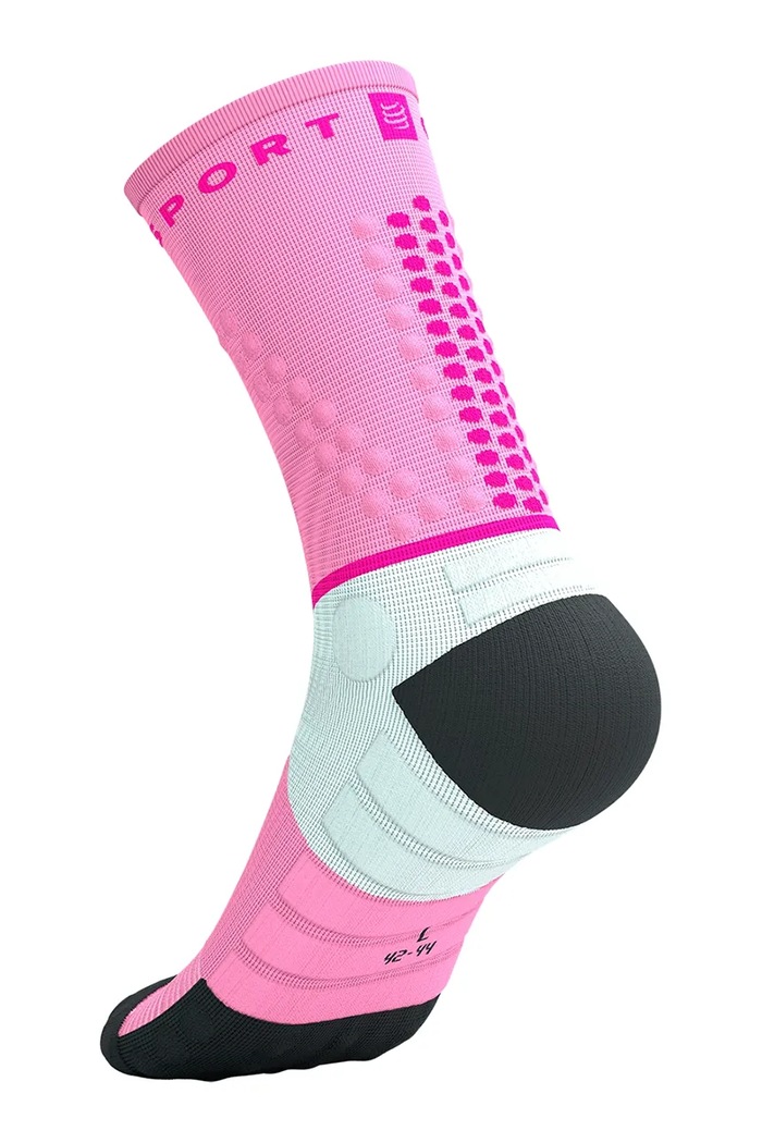 Κάλτσες Compressport Ultra Trail Socks V2.0 ροζ SQTU355