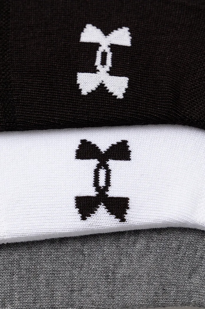 Nogavice Under Armour 6-pack 1387058 bela SS26