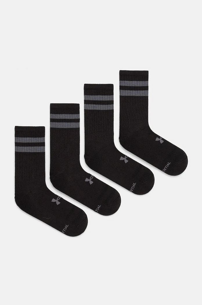 Odzież Under Armour skarpetki 6-pack 1387058 czarny