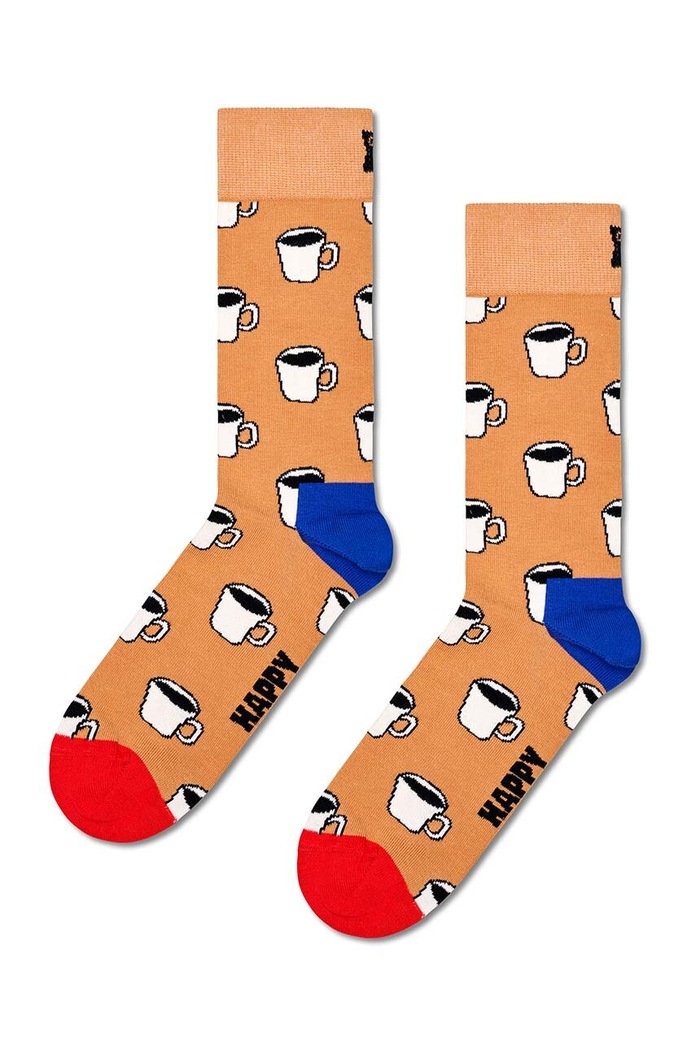 Happy Socks Čarape Happy Socks GIFTBOX P001713 bež AA00