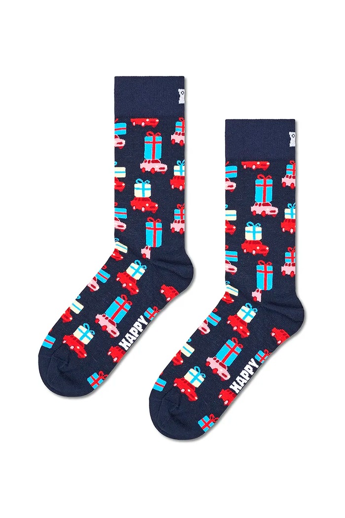 Κάλτσες Happy Socks GIFTBOX 3-pack πολύχρωμο P001739