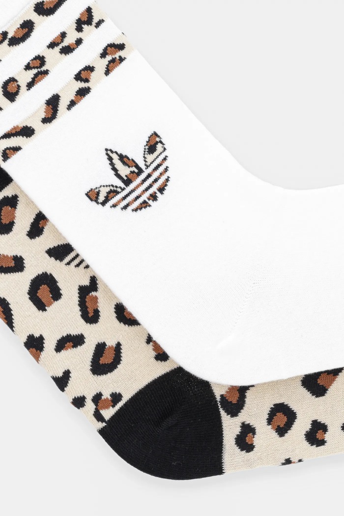 Ponožky adidas Originals Leopard 2-pak JJ1636 béžová SS26