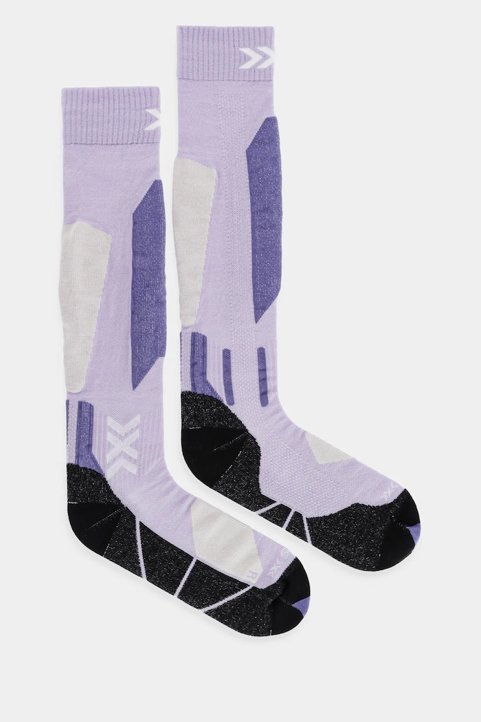 Lyžařské ponožky X-Socks Ski Discover Merino OTC fialová XS.WYDMW24U