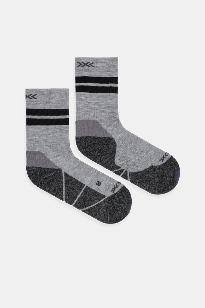 Чорапи X-Socks Core Natural Graphics Crew сив XS.YQC2S24U