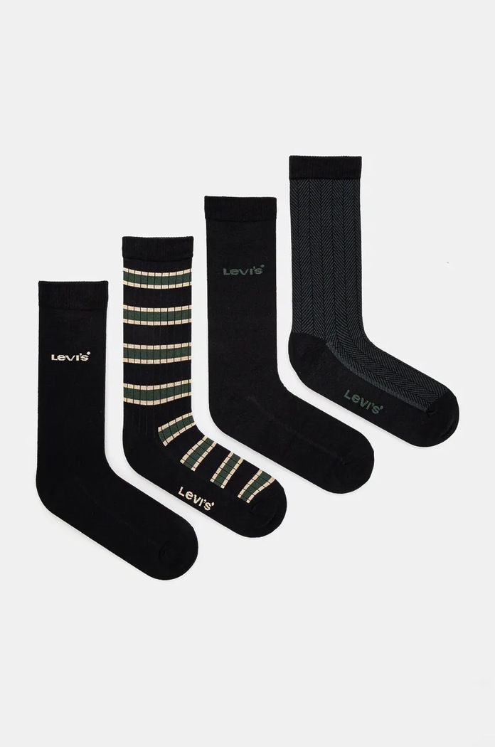 Levi's sosete 4-pack sosete lungi verde 37157.1166