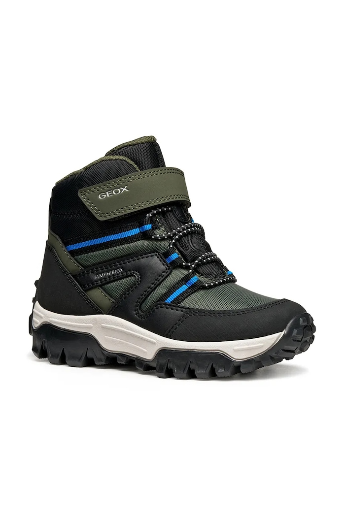 Geox buty zimowe dziecięce HIMALAYA ABX imitacja skóry licowej zielony J46FRD.050FU.36.41