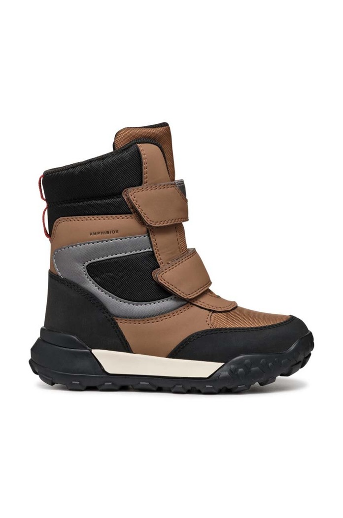 Geox śniegowce dziecięce TREKKYUP ABX J46MBB.050FU.28.35 brązowy AW24