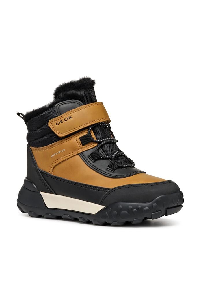 Geox Detské snehule Geox TREKKYUP ABX hnedá J46MBE.0MEFU.28.35