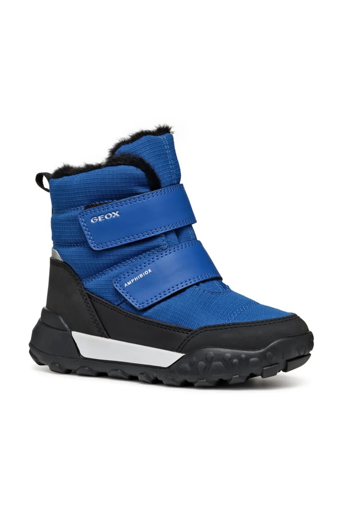 Geox cizme de iarna copii TREKKYUP ABX imitatie de piele albastru J46MBF.0FU50.24.27