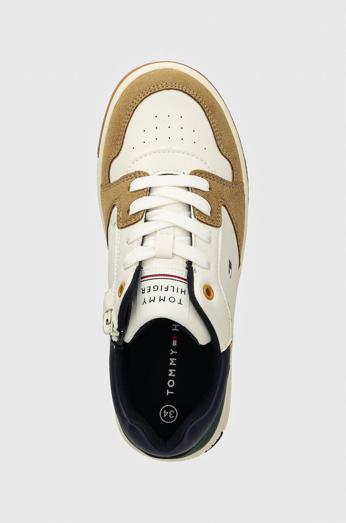 Παιδικά sneakers Tommy Hilfiger καφέ T3X9.33639.30.34