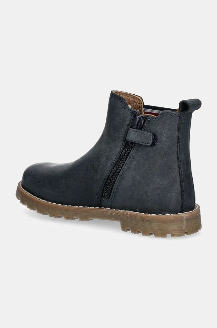 CHLAPEC Dětské kožené zimní boty Tommy Hilfiger T1X5.33700.27.29 námořnická modř