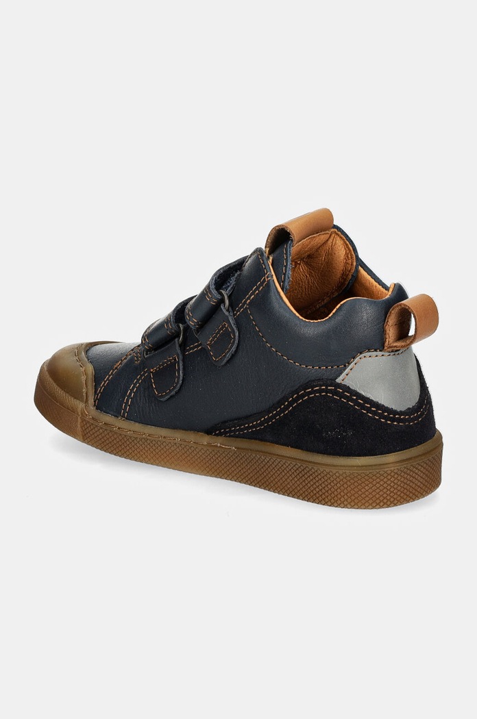Fiú Froddo gyerek félcipő bőrből ROSARIO HIGH-TOP G2110134.25.30 kék