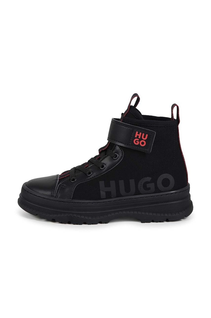 Dětské polobotky HUGO černá G00247.27.35