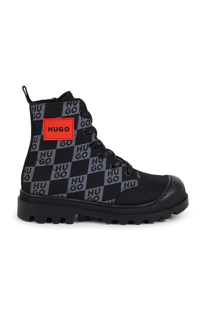 Dětské polobotky HUGO G00250.27.35 černá AW24