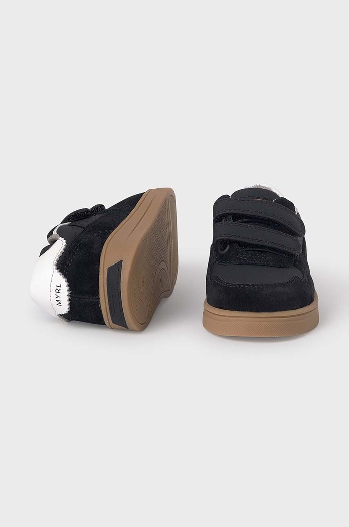 Dětské kožené sneakers boty Mayoral 42520.74C.Baby černá AW24
