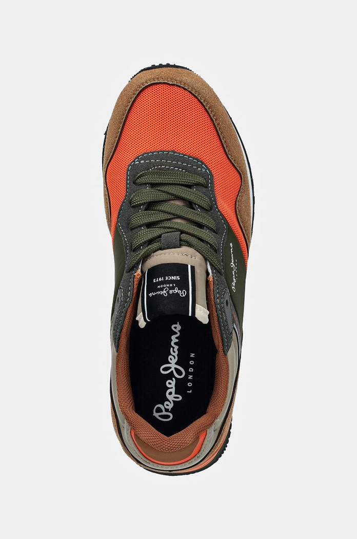 Dětské sneakers boty Pepe Jeans LONDON PARK Pepe Jeans PBS40006 oranžová
