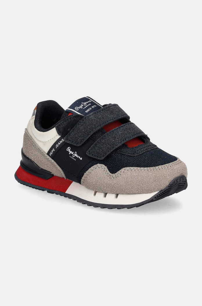 Detské tenisky Pepe Jeans LONDON PARK textilný sivá PBS40009