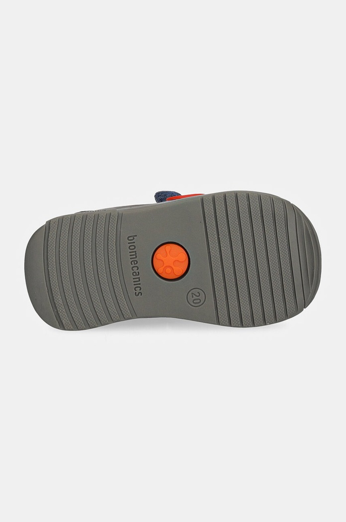 Παιδικά δερμάτινα sneakers Biomecanics 241123 μπλε