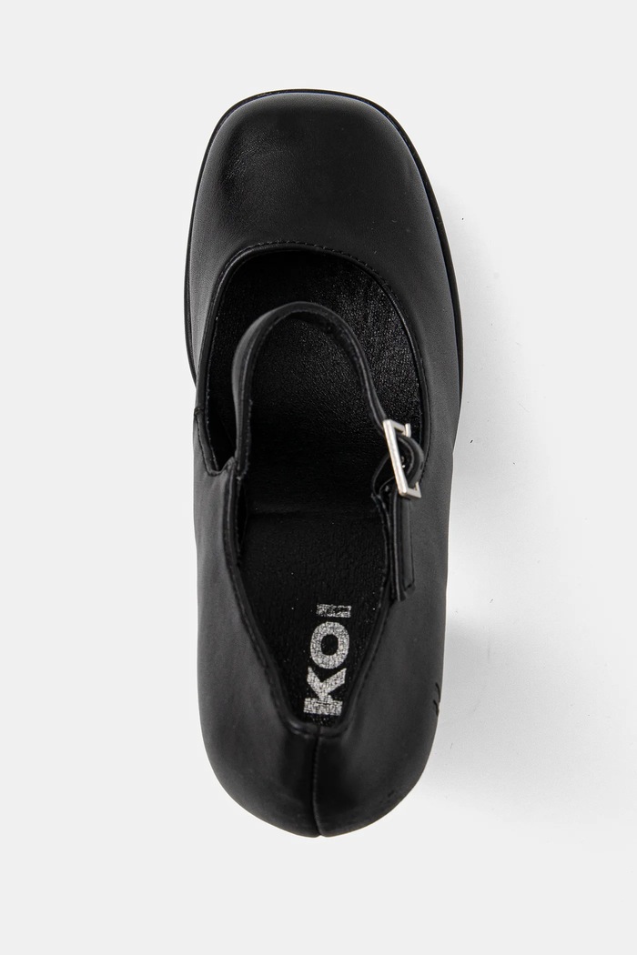 Обувки с дебел ток Koi Footwear черен DBP2