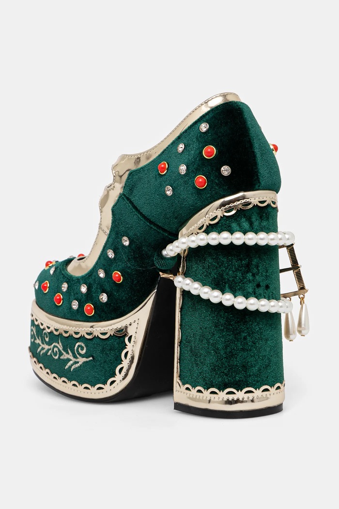 Obuv Lodičky Koi Footwear DPK80 zelená